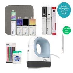 Cricut 2011427 EasyPress Mini Isıtıcı Exclusive Başlangıç Paketi | Hobi&El Sanatları, Kişiselleştirme, DIY Projeleri için ideal