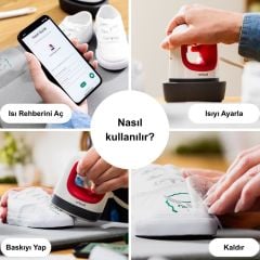 Cricut 2011427 EasyPress Mini Isıtıcı Exclusive Başlangıç Paketi | Hobi&El Sanatları, Kişiselleştirme, DIY Projeleri için ideal