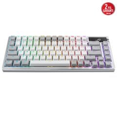 Asus ROG Azoth 2.4 GHz SpeedNova NX Mekanik Kablosuz Gaming Klavye Beyaz TR 90MP031A-BKYA10