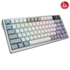 Asus ROG Azoth 2.4 GHz SpeedNova NX Mekanik Kablosuz Gaming Klavye Beyaz TR 90MP031A-BKYA10