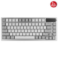 Asus ROG Azoth 2.4 GHz SpeedNova NX Mekanik Kablosuz Gaming Klavye Beyaz TR 90MP031A-BKYA10