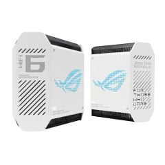 Asus ROG Rapture GT6 Gaming Mesh Sistemi AX10000 WiFi6 Tri-Band (Beyaz, İkili Paket) 90IG07F0-MU9A40