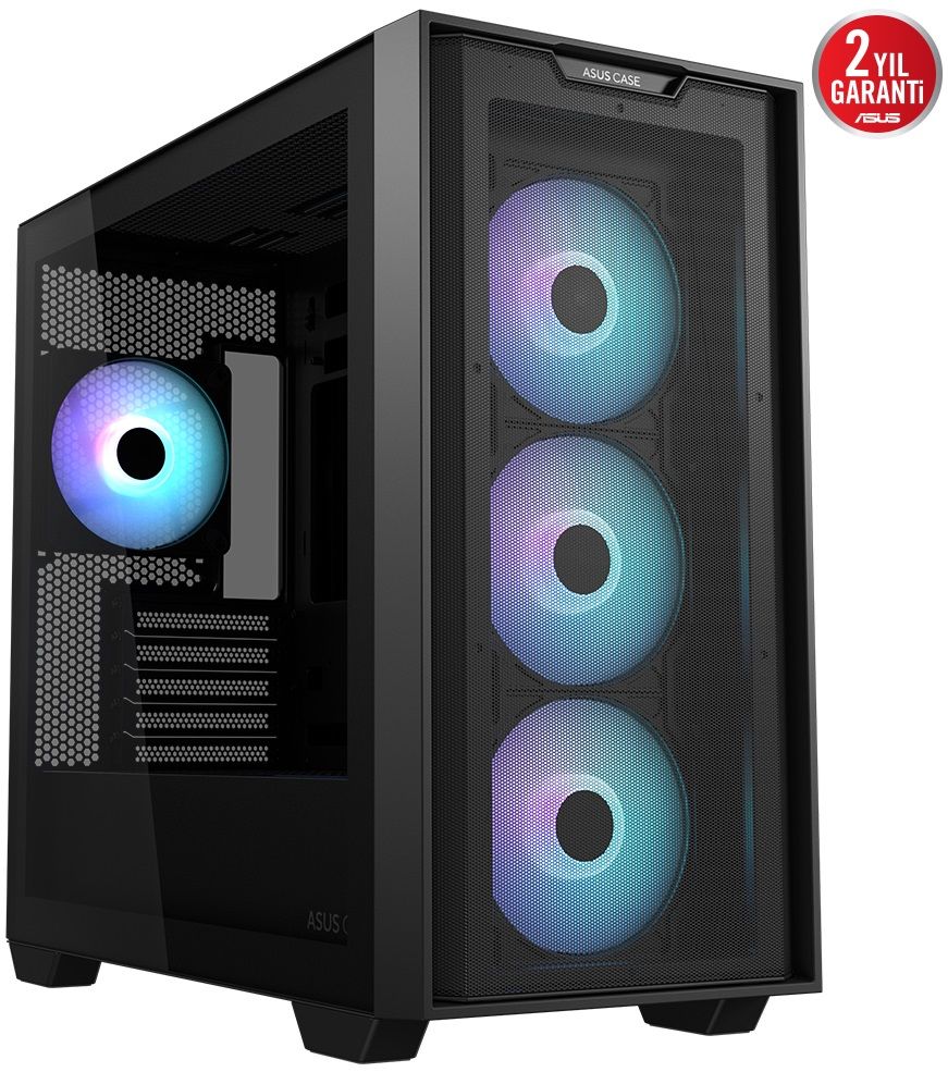 Asus A21 Plus 360mm ATX PSU Destekli Fanlı Micro-ATX Siyah Mid Tower Kasa 90DC00H0-B19010