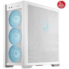Asus GT302 TUF Gaming ARGB Tempered Glass Beyaz USB 3.2 E-ATX Mid Tower Kasa 90DC00I3-B19000