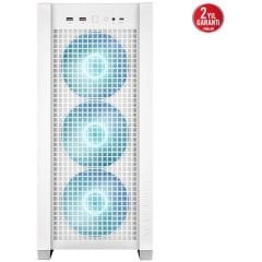 Asus GT302 TUF Gaming ARGB Tempered Glass Beyaz USB 3.2 E-ATX Mid Tower Kasa 90DC00I3-B19000