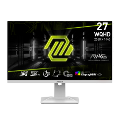 MSI MAG 274QRFW 27'' WQHD FLAT RAPID IPS 180HZ 1MS FREESYNC PIVOT BEYAZ GAMING MONİTÖR