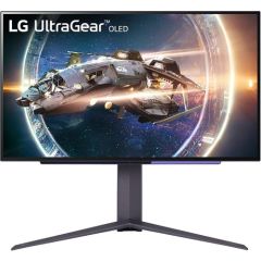 LG UltraGear 27GR95QE-B 27 inç QHD 240Hz 0.03ms Pivot Asansör NVIDIA G-SYNC OLED Gaming Monitör