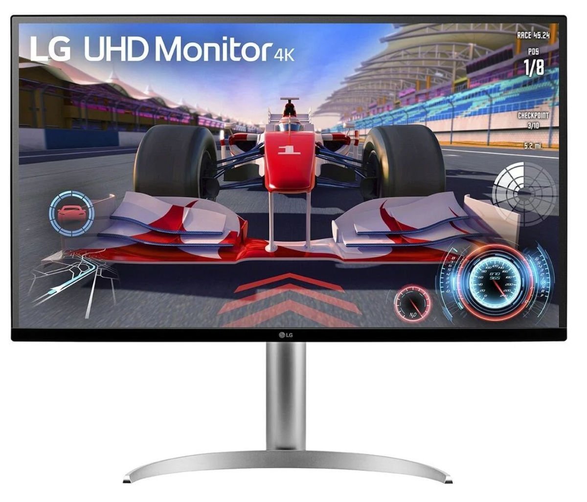 LG UHD 4K 32UQ750P-W 31.5 inç UHD 144Hz Pivot Asansör AMD FreeSync Premium USB Type-C 4K VA Monitör