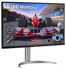 LG UHD 4K 32UQ750P-W 31.5 inç UHD 144Hz Pivot Asansör AMD FreeSync Premium USB Type-C 4K VA Monitör