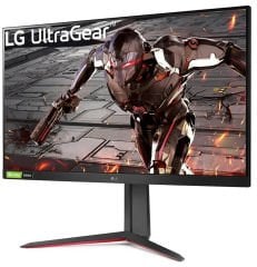 LG UltraGear 32GN55R-B 31.5 inç FHD 165Hz 1ms Pivot Asansör NVIDIA G-SYNC VA Gaming Monitör