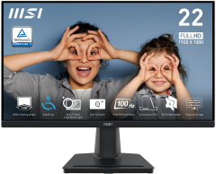MSI PRO MP225V 21.5'' FHD FLAT VA 100HZ 1MS ADAPTIVE-SYNC MONITOR