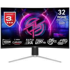 MSI MPG 325CQRXF 31.5'' WQHD CURVE RAPID VA 280HZ 0.5MS ADAPTIVE-SYNC GAMING MONİTÖR