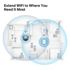 TP-Link Mercusys ME50G AC1900 Menzil Genişletici