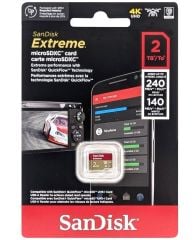 SanDisk Extreme 2TB SDSQXAV-2T00-GN6MN 240/140MB/s microSDXC UHS-I A2 V30 4K Kamera Drone Hafıza Kartı