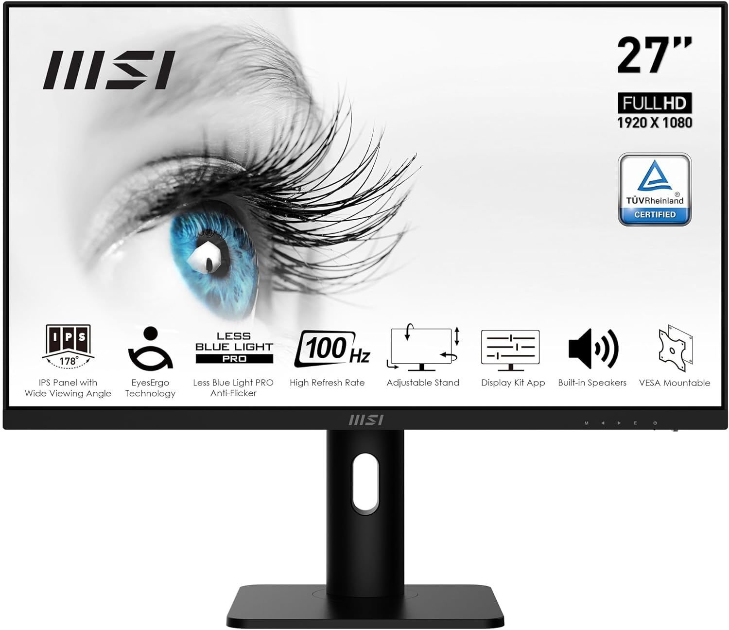 MSI PRO MP273AP 27'' FHD FLAT IPS 100HZ ANTI-GLARE  MONITOR