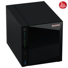 Asustor A3304T V2 Realtek RTD1619B 2GB RAM 4 Yuvalı Nas Depolama Ünitesi 90IX01L1-BW3S00