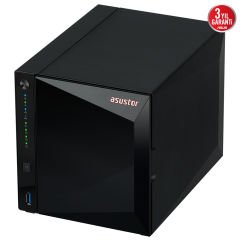 Asustor A3304T V2 Realtek RTD1619B 2GB RAM 4 Yuvalı Nas Depolama Ünitesi 90IX01L1-BW3S00