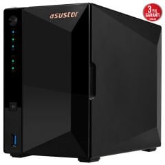 Asustor AS3302T V2 Realtek RTD1619B 2 GB RAM 2 Yuvalı Nas Depolama Ünitesi 90IX01I1-BW3S00