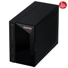 Asustor AS3302T V2 Realtek RTD1619B 2 GB RAM 2 Yuvalı Nas Depolama Ünitesi 90IX01I1-BW3S00