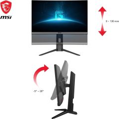 MSI G24C6P E2 23.6'' FHD CURVE 1500R VA 180HZ 1MS ADAPTIVE-SYNC GAMING MONITOR