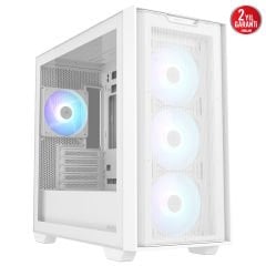 Asus A21 Plus 360mm ATX PSU Destekli Fanlı Micro-ATX Beyaz Mid Tower Kasa 90DC00H3-B19010