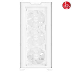 Asus A21 Plus 360mm ATX PSU Destekli Fanlı Micro-ATX Beyaz Mid Tower Kasa 90DC00H3-B19010