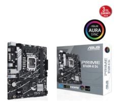 Asus Prime B760M-K D4 Intel B760 LGA1700 5333MHz DDR4 M2 HDMI VGA mATX Anakart 90MB1DS0-M1EAY0