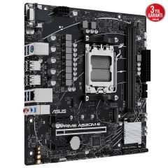 Asus PRIME A620M-E-CSM AMD A620 AM5 DDR5 6400 DP HDMI VGA M2 USB 3.2 Aura RGB mATX Anakart 90MB1F50-M0EAYC