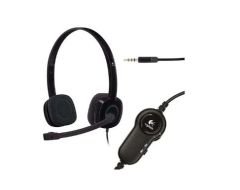 Logitech H151 Mikrofonlu Kulak Üstü Kulaklık Siyah - 981-000589