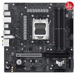 Asus TUF Gaming B850M-PLUS WIFI DDR5 8000 DP HDMI 3x M2 USB3.2 WiFi 6E BT AURA RGB mATX Anakart 90MB1IY0-M0EAY0