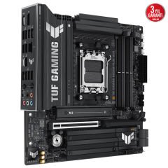 Asus TUF Gaming B850M-PLUS WIFI DDR5 8000 DP HDMI 3x M2 USB3.2 WiFi 6E BT AURA RGB mATX Anakart 90MB1IY0-M0EAY0