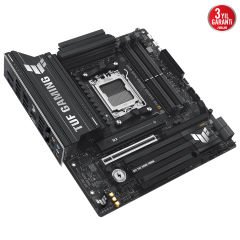 Asus TUF Gaming B850M-PLUS WIFI DDR5 8000 DP HDMI 3x M2 USB3.2 WiFi 6E BT AURA RGB mATX Anakart 90MB1IY0-M0EAY0