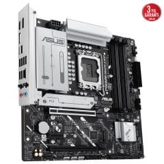 Asus PRIME B860M-A WIFI DDR5 8666MHz WiFi 6E BT USB 3.2 Gen2x2 2.5G LAN AURA RGB mATX Anakart 90MB1JY0-M0EAY0