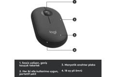 Logitech MK470 Kablosuz Klavye Mouse Seti Siyah 920-009435