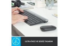 Logitech MK470 Kablosuz Klavye Mouse Seti Siyah 920-009435