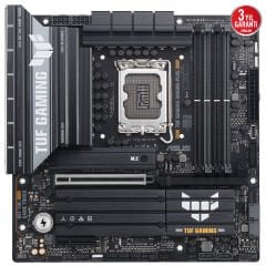 Asus TUF Gaming B860M-PLUS DDR5 8800MHz USB 3.2 Gen2x2 Type-C 2.5G LAN AURA RGB mATX Anakart 90MB1JW0-M0EAY0