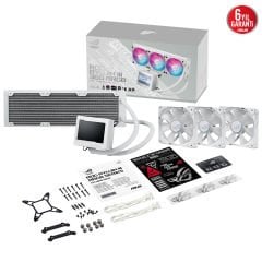 Asus ROG Ryujin III 360 ARGB White Edition 3.5'' LCD 120 mm ARGB Fan CPU Soğutucu 90RC00L2-M0UAY0