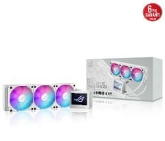 Asus ROG Ryujin III 360 ARGB White Edition 3.5'' LCD 120 mm ARGB Fan CPU Soğutucu 90RC00L2-M0UAY0