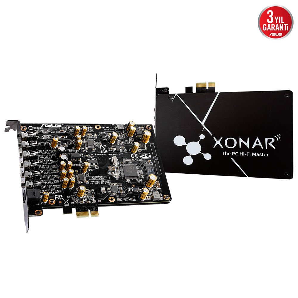 Asus XONAR U7 AE PCI Express 111dB 7.1 Kanal Oyuncu Ses Kartı 90YA00P0-M0UA00