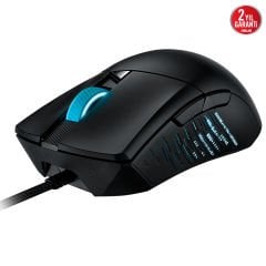 Asus ROG Gladius III 19000 DPI Sensör Aura Sync RGB Örgülü Kablo Oyuncu Mouse 90MP0270-BMUA00