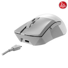 Asus ROG Gladius III Wireless AimPoint White Edition Bluetooth 79gr 36.000 DPI RGB Kablosuz Gaming Mouse 90MP02Y0-BMUA11