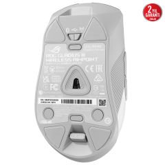 Asus ROG Gladius III Wireless AimPoint White Edition Bluetooth 79gr 36.000 DPI RGB Kablosuz Gaming Mouse 90MP02Y0-BMUA11