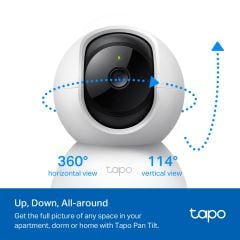 TP-Link Tapo C200C Ev Güvenliği İçin PAN/TILT Kablosuz Kamera