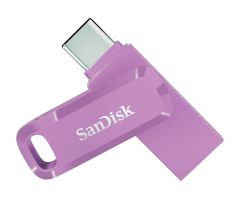 SanDisk Ultra Dual Drive Go 64GB SDDDC3-064G-G46L USB & Type-C Flash Bellek Lavanta