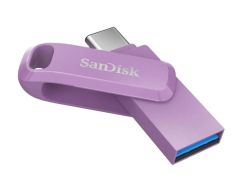 SanDisk Ultra Dual Drive Go 64GB SDDDC3-064G-G46L USB & Type-C Flash Bellek Lavanta