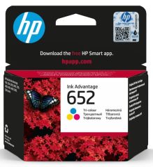 HP 652 Siyah F6V25AE + HP 652 Renkli F6V24AE Orijinal Kartuş Seti