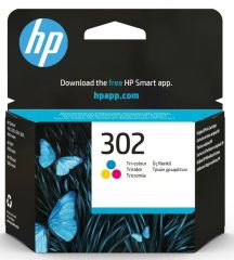 HP 302 Siyah F6U66AE + HP 302 Renkli F6U65AE Orijinal Kartuş Seti