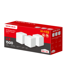 TP-Link Mercusys Halo H60X Çift Bantlı AX1500 Tüm Ev Mesh Wi-Fi 6 Sistemi (ÜÇLÜ PAKET