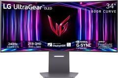 LG UltraGear OLED 34GS95QE-B 34 inç WQHD 240Hz 0.03ms Asansör NVIDIA G-SYNC 800R DisplayHDR True Black 400 OLED Gaming Monitör