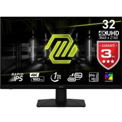 MSI MAG 322UPF 32'' UHD FLAT RAPID IPS 160HZ 1MS FREESYNC PREMIUM PIVOT GAMING MONİTÖR